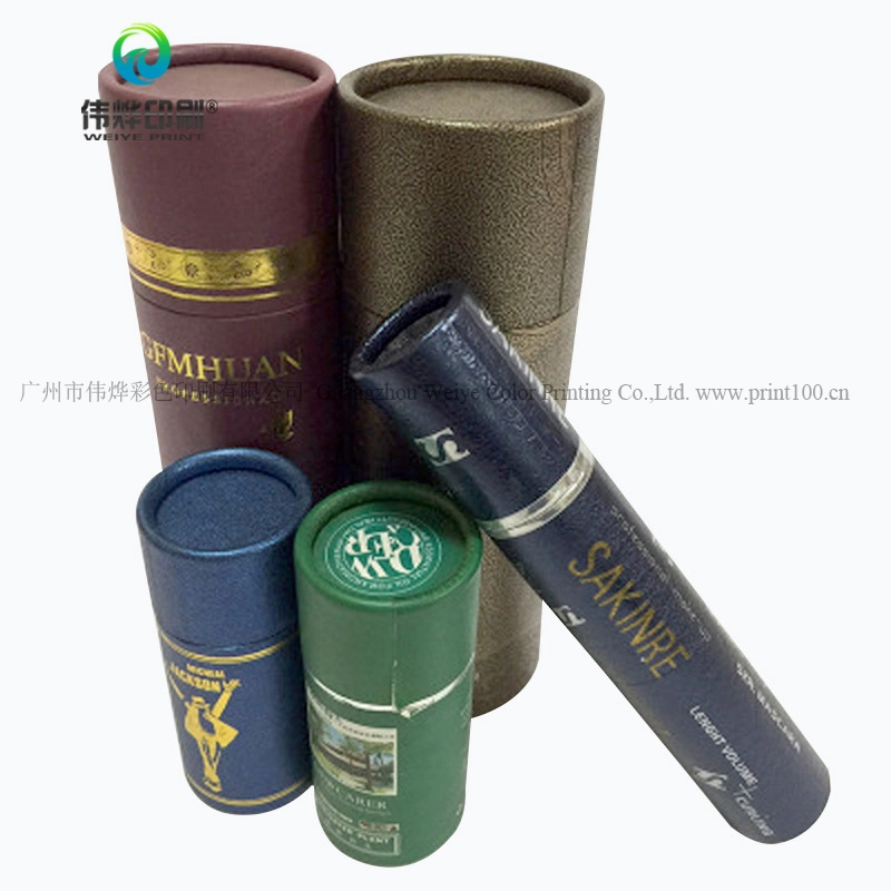Custom Printing Cylinder Paper Cardboard Promotion Packaging Tube Gift Box