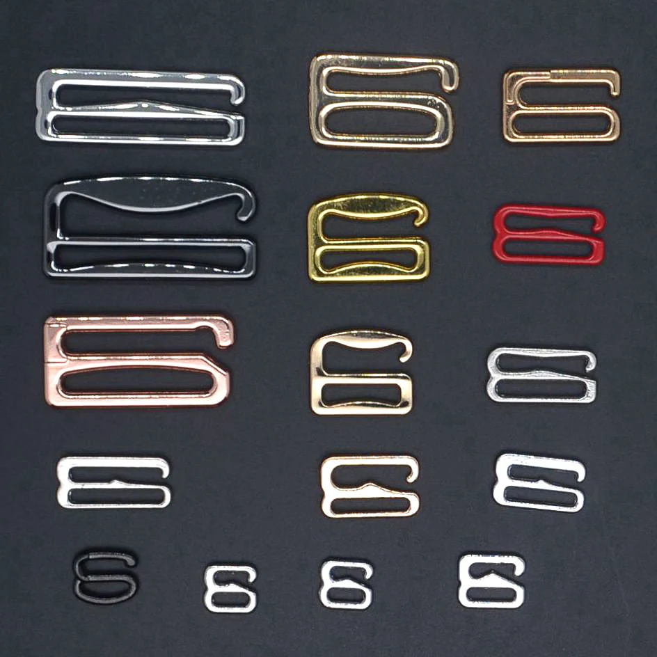 Metal Bra Buckle Nickel-Free Ajustable Bra Hook for Underwear Accessories and Brief Sets