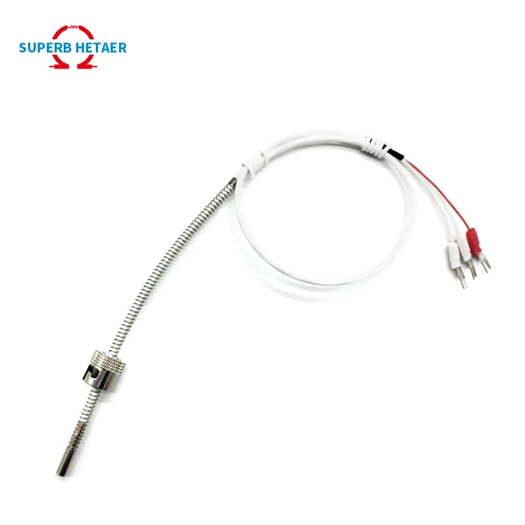 Sonde thermocouple type K à thermocouple Simple sonde de température de l'aiguille de type E la ligne de température du capteur de température petite cylindrique