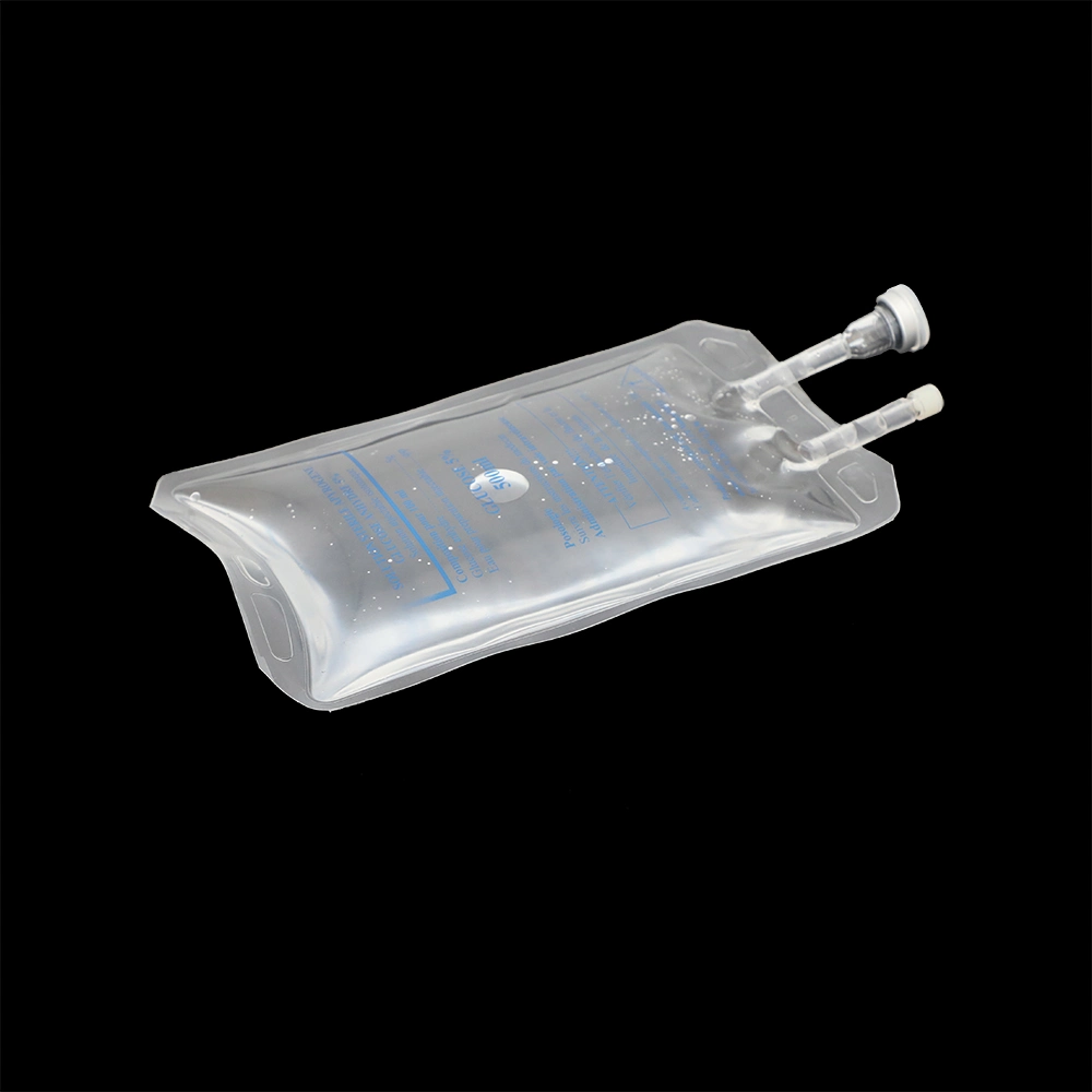 CE/ISO Certificate Disposable Medical Two Ports PVC/Non-PVC IV 500ml 1000ml Infusion Bag