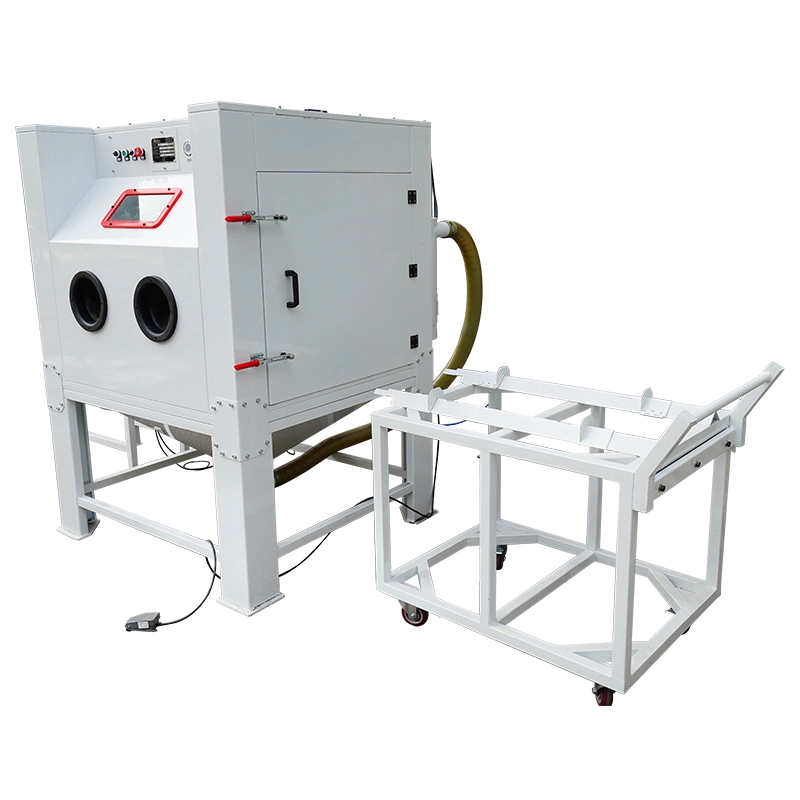 Alloy Wheel Sand Blasting Equipment, Dry Sandblasting Cabinet