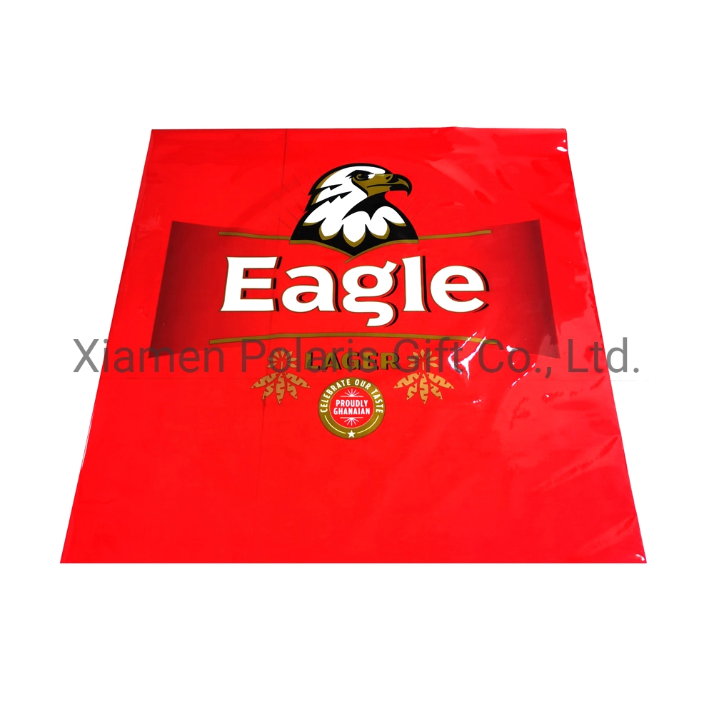 Customized Printed Beer Advertising Label PVC Vinyl Table Cover