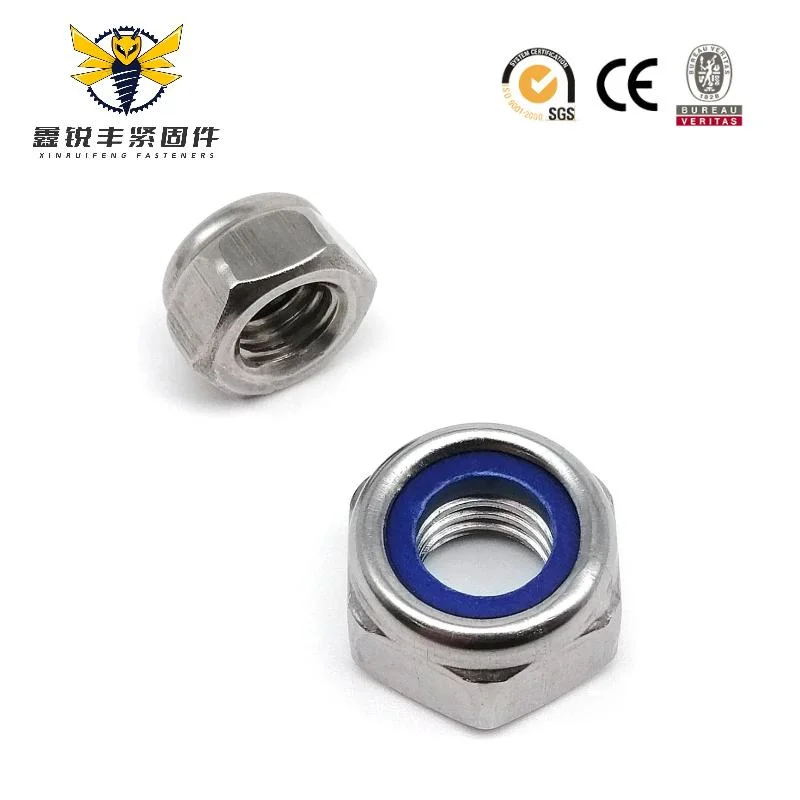 Wholesale/Supplier Stainless Steel Lock Nut M5 with Nylon Insert