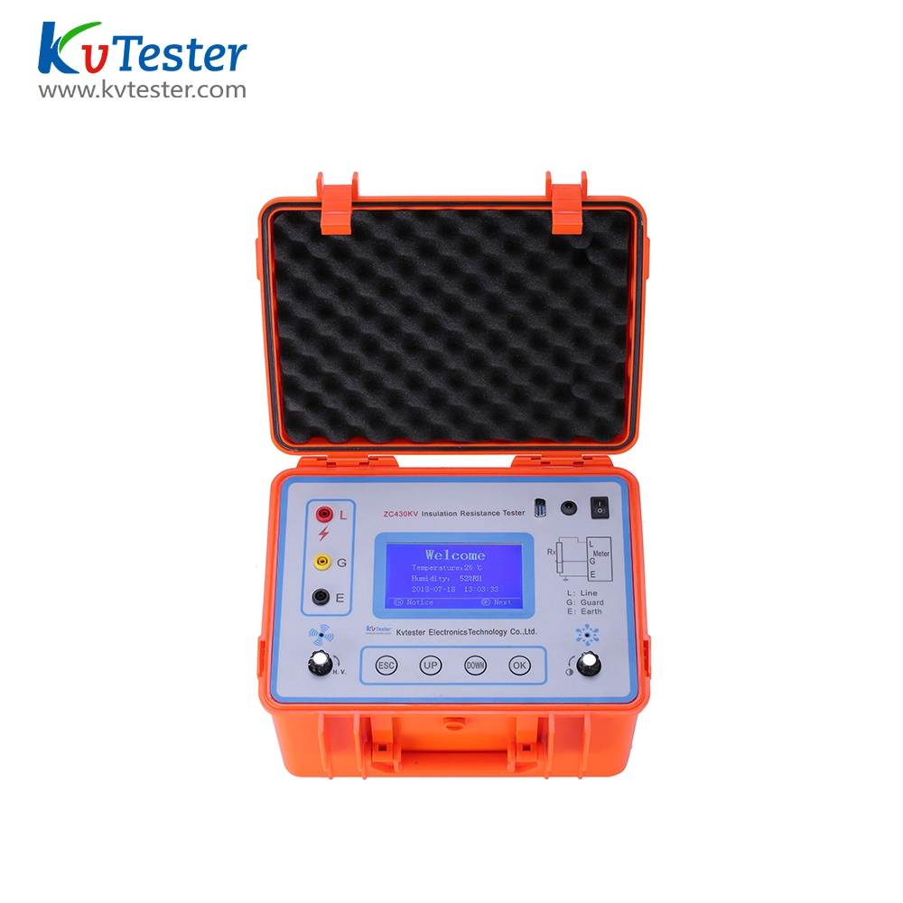 Kvtester 10kv Insulation Tester High Voltage Insulation Resistance Tester