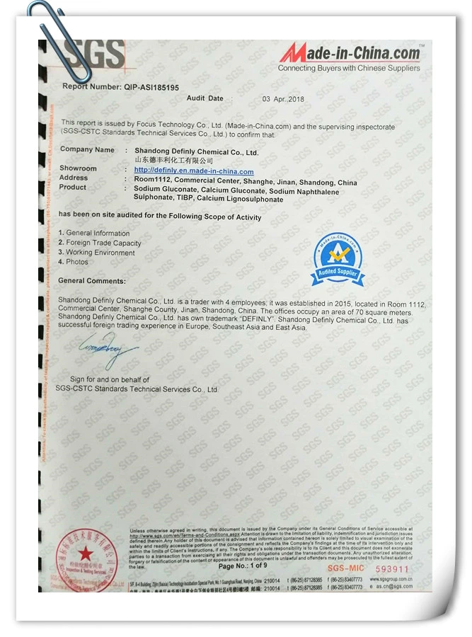 Wholesale/Supplier of Chemical Product Glucono Delta Lactone for Food Additive (gdl)