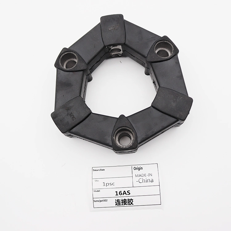 Manufacturers Multiple Types/Size Flexible Coupling Rubber Shaft Coupling 16as for Excavator Coupling