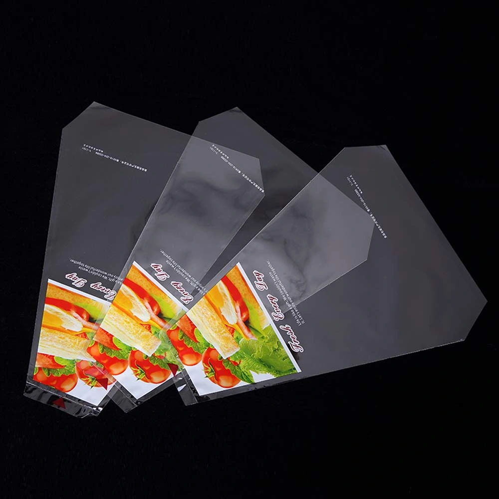 Wholesale/Supplier Custom Logo Triangle Sandwich Wrapper Plastic Sandwich Bags