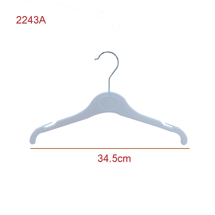 Kids Age Single Sided Non Slip Plastic Cheap Hanger Custom