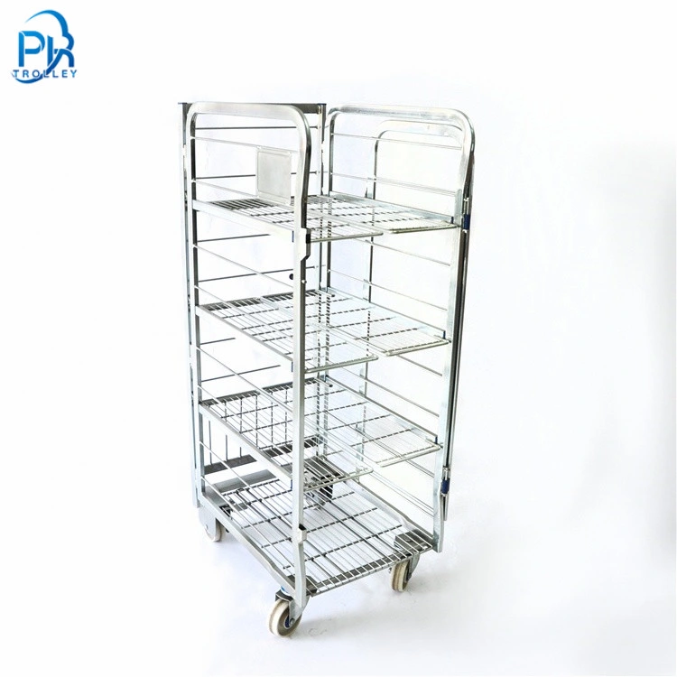 Warehouse Storage Wire Cage Logistics Trolley