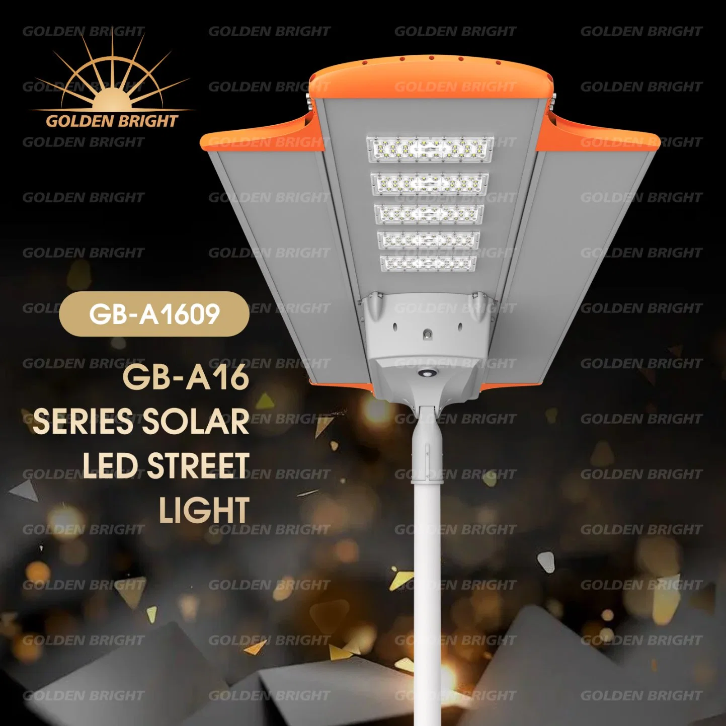 200W Integrated Solar LED Street Energy Saving Light for Outdoor Garden Lighting