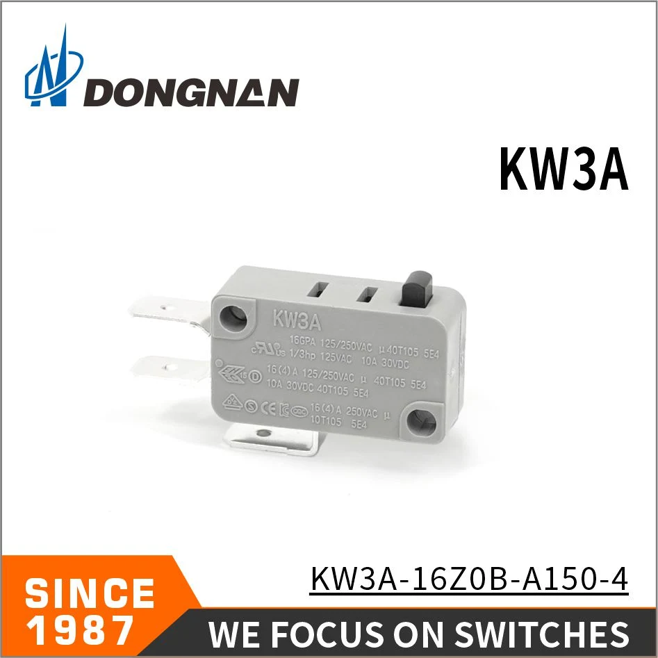 Kw3a No Lever Micro Switch Flat End Button Can Be Customized Non-Standard