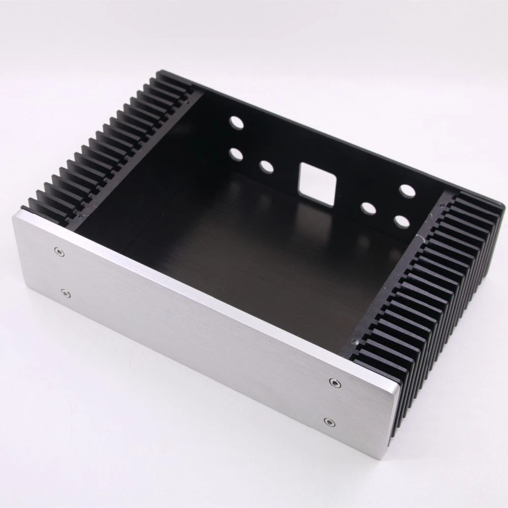 China OEM Factory CNC Machining Car Amplifier Case Audio Amplifier Housing Box