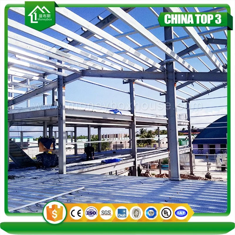 High Snow Load Prefabricated Industrial Two Story Steel Structure Workshop