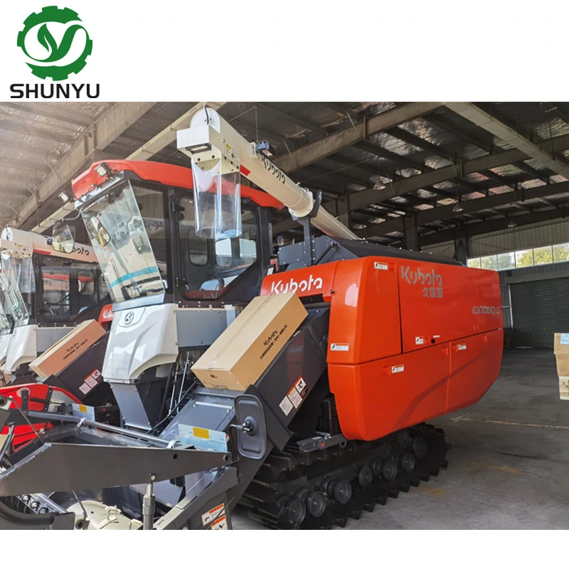 La Maquinaria agrícola arroz y trigo Kubota Cosechadora 108HP con una cabina de aire acondicionado