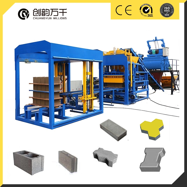 German Technology Qt4-15 Paver Kerb Stone Concrete Holland Brick Block Making Machine Price