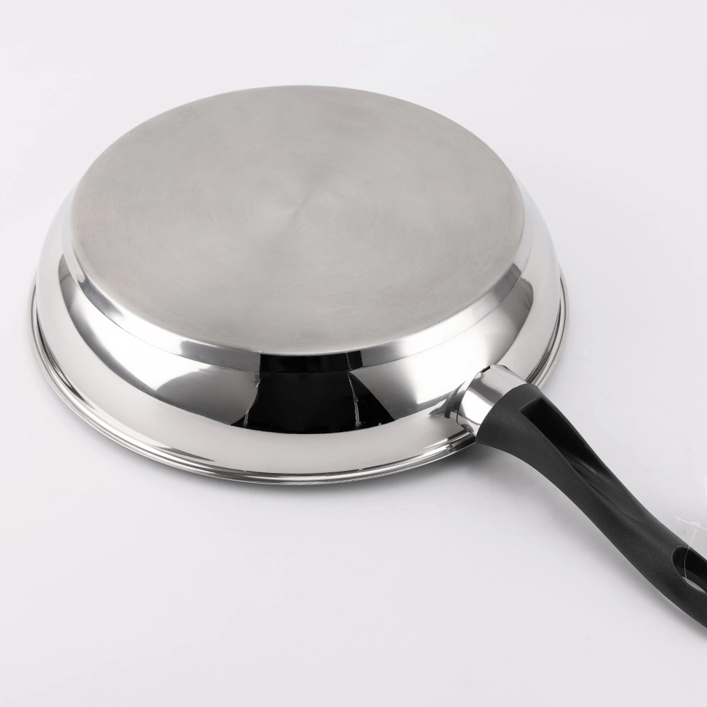 Stainless Steel Non-Stick Frypan Composite Bottom Easy Food Release and Cleaning