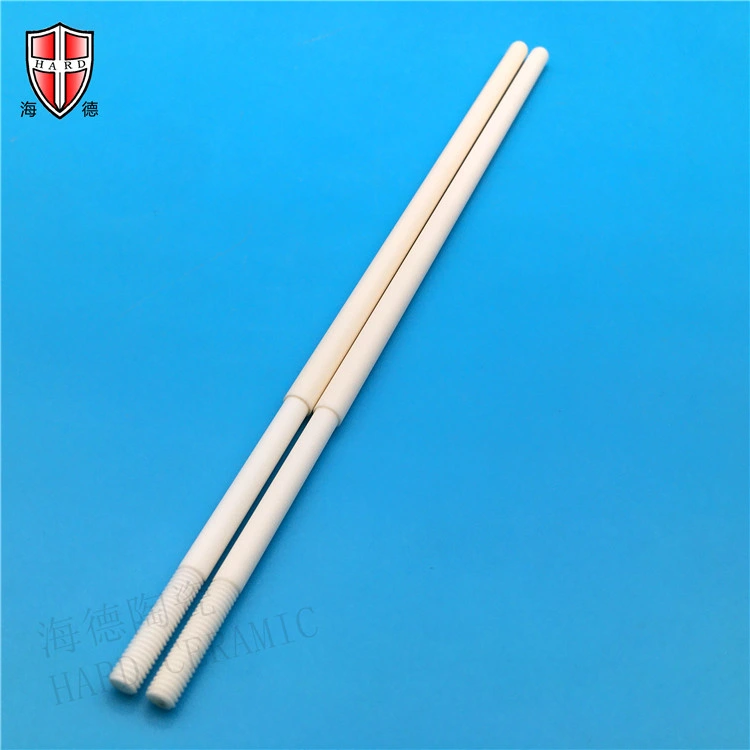 High Polished 99 Alumina Ceramic Screws with Thread Cap Cover Manufacturer