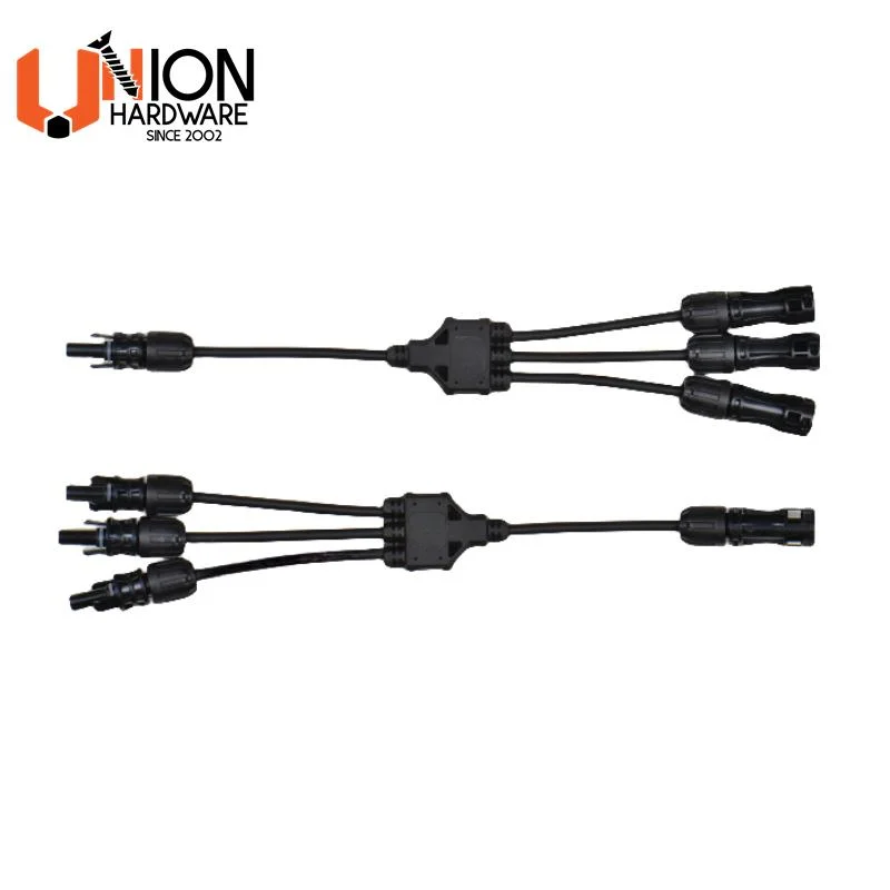 IP67 Waterproof Solar Y Branch Connectors Harness 2 To1 3 to 1 4 to 1