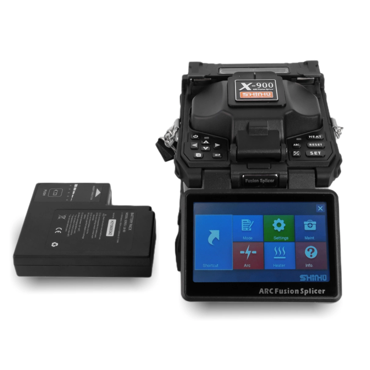 O alto desempenho X-900 6motors FTTH Council FTTX Fusion Splicer máquina de solda equipamento de Fibra Óptica