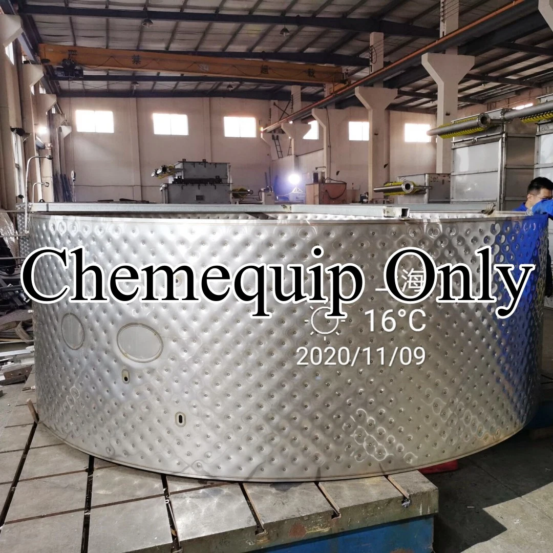 Industrial Refrigeration Part Food Grade Stainless Steel IBC Welding Cooling Dimple Jacket