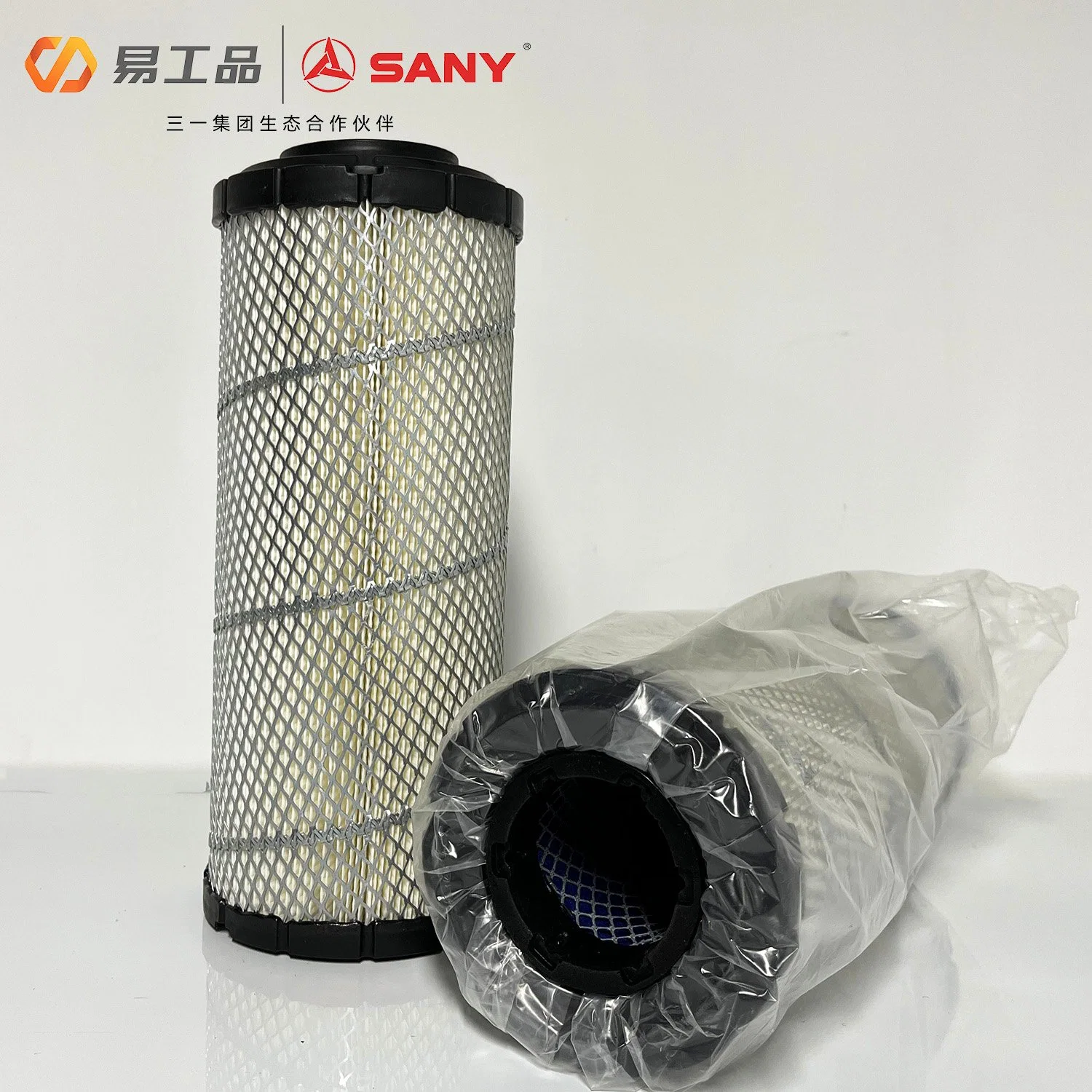 Excavator Auto Parts for Sy55c Model, Air Filter Set, Filter Engine Parts