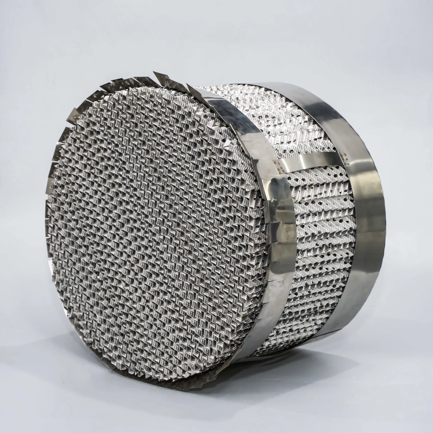 2205 Metal Perforate Corrugated Plate Structured Packing for Distillation Tower