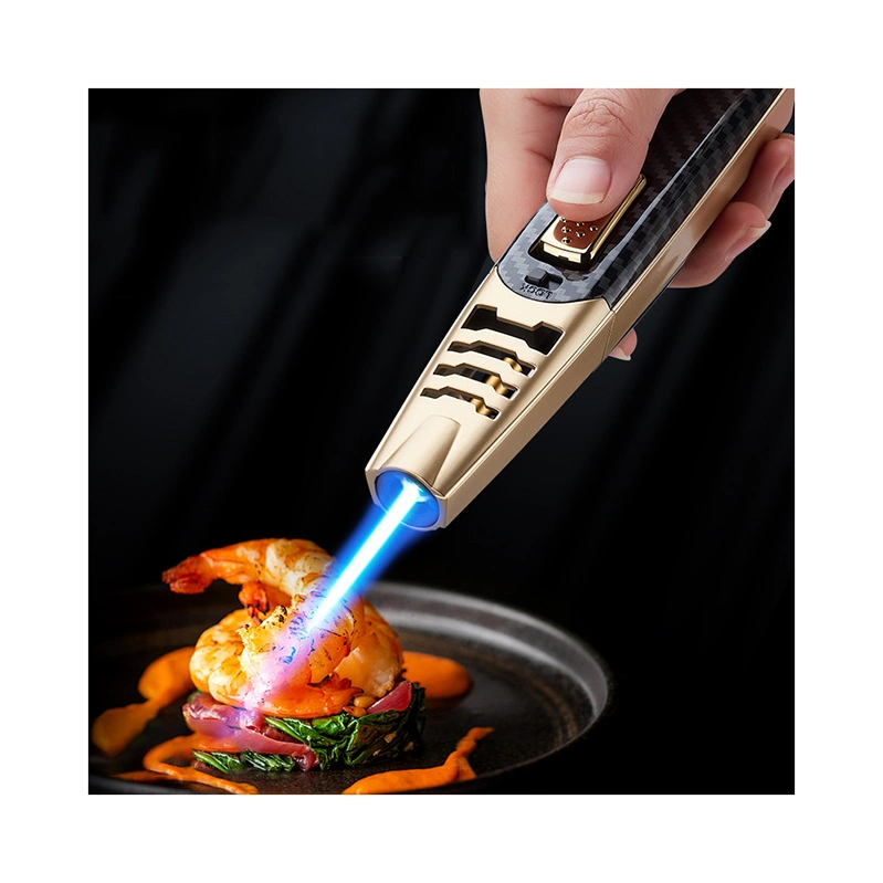 Taschenlampe Cigar Butan Candle Eagle Parts Mini Blow Metal Gun Pen Small Solar Jet Triple Spark Scorch Kitchen Taschenlampe Feuerzeug