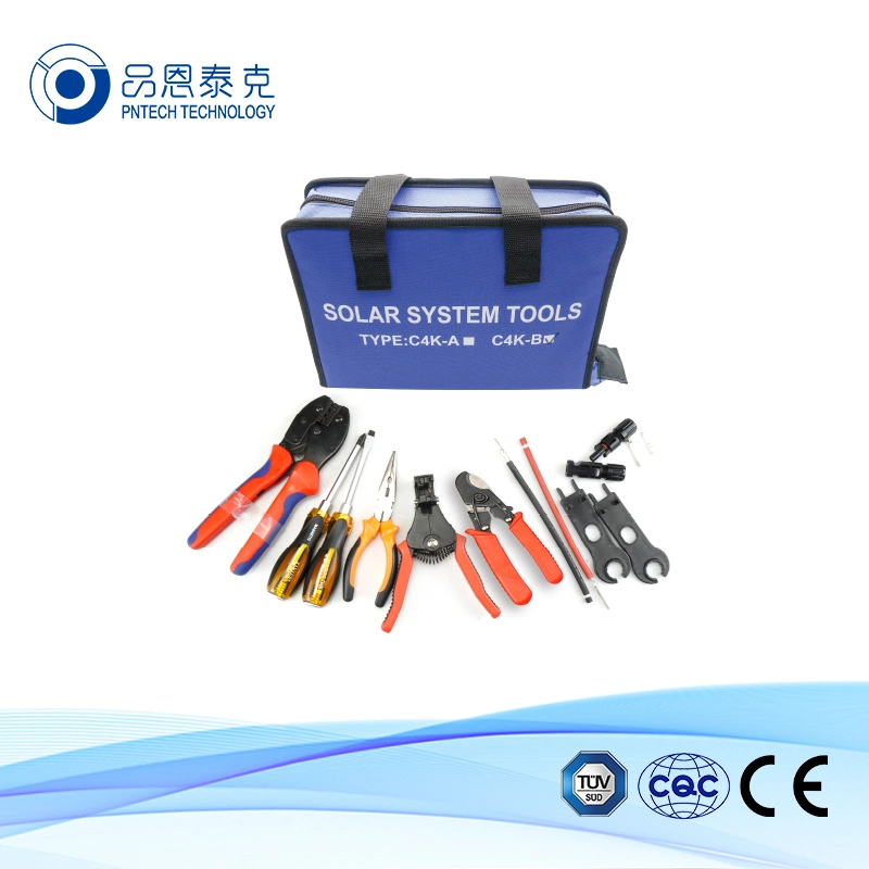 China Supplier Solar PV Tool Kits C4K-B Set for Solar Connector for 2.5-6.0mm2 Crimping PV Toolkit Crimping