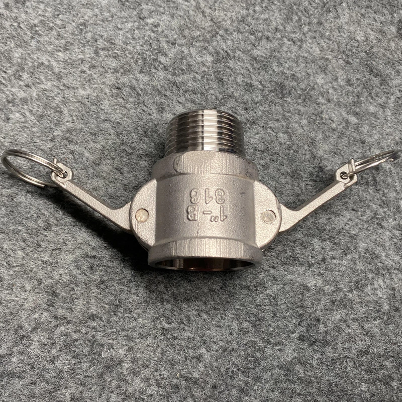 Stainless Steel Quick Coupling with Pipe Fittings Like Connector