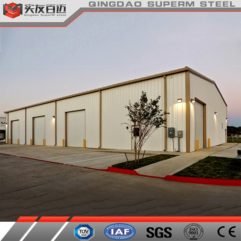 Metal Building Prefabricated Steel Structure Auto Shop