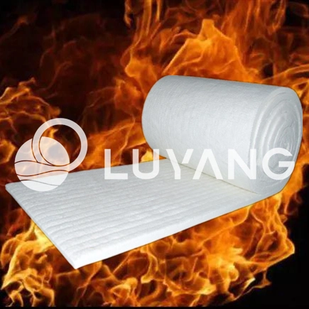 Luyangwool manta de fibra cerámica de aislamiento térmico para alta temperatura Material aislante.