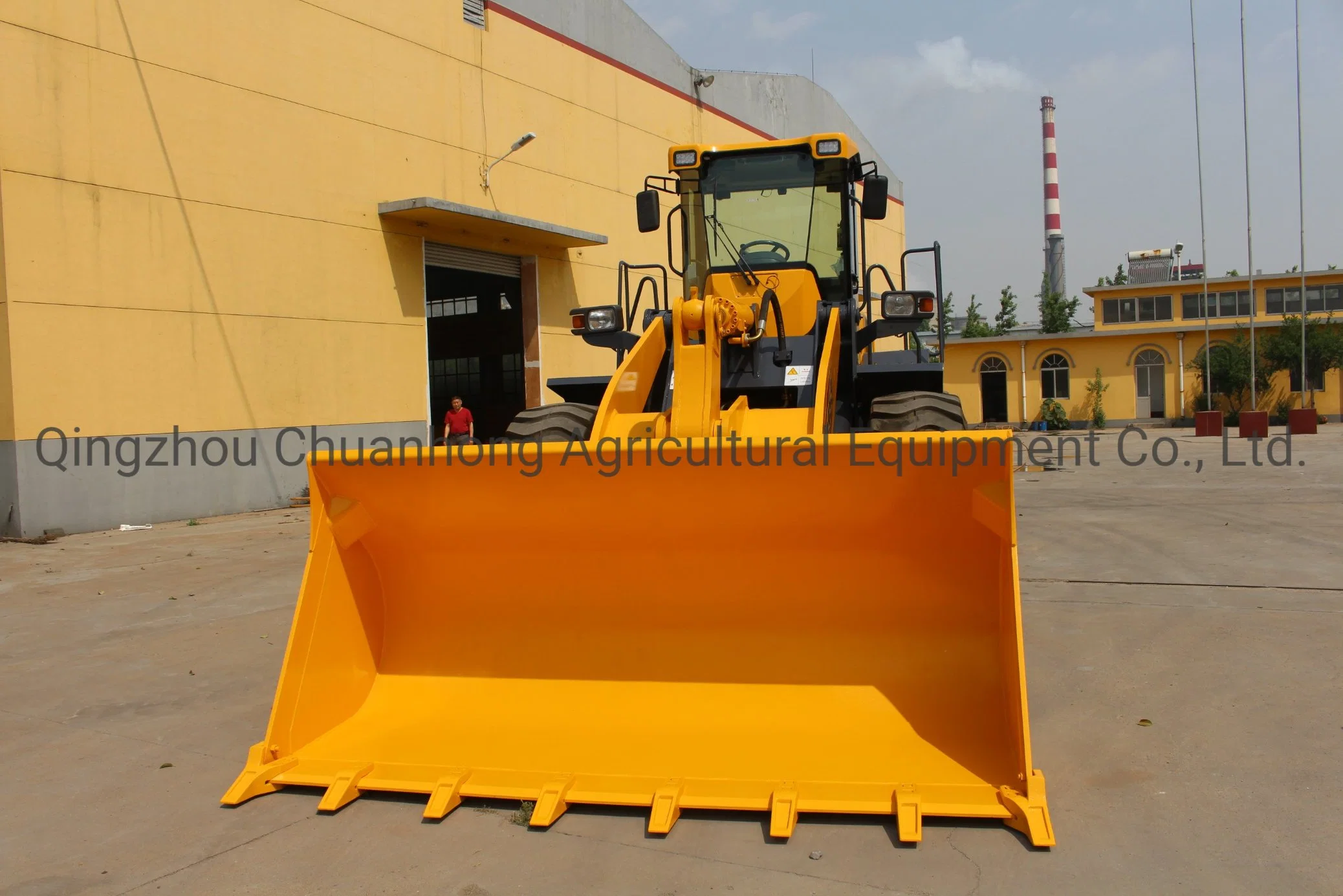 Direct Factory Supply 4 Wheels Sugarcane Grapple Grabber Loader Farming Machine Machinery 5 Ton Construction Machine with Weichai Style Engine