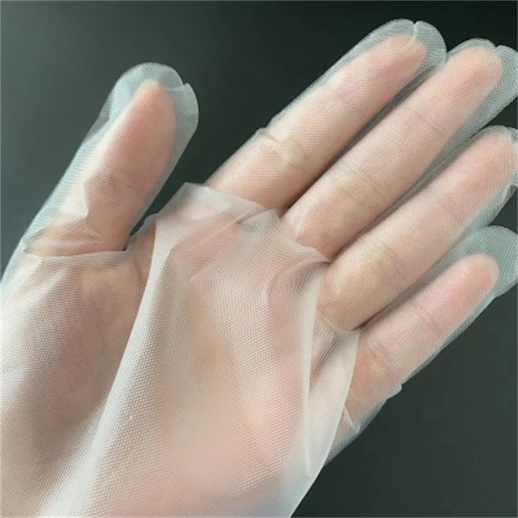 HDPE Clear Color Plastic House Cleaning Kitchen Waterproof Disposable PE Gloves