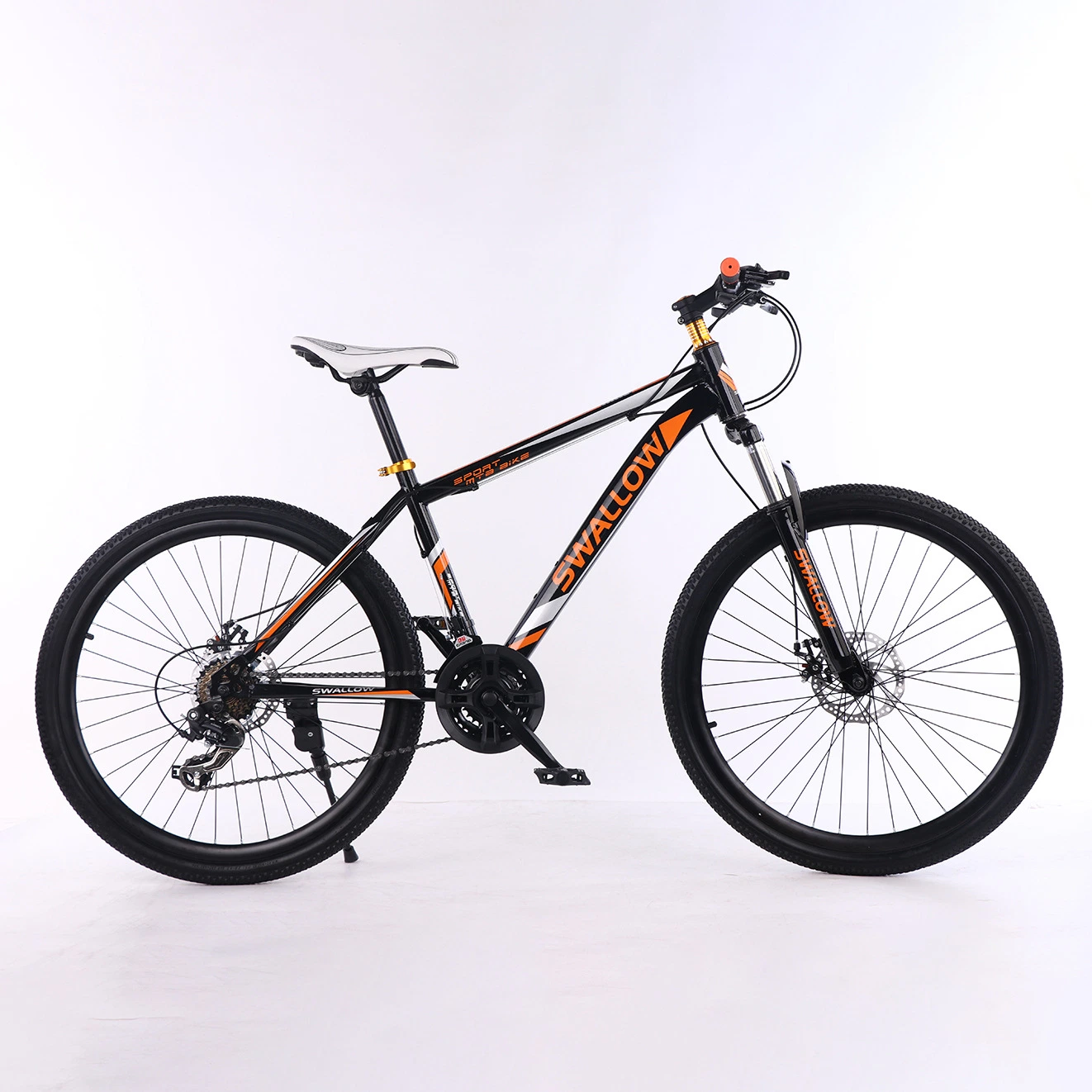26" Size Suspension Fork, Steel Frame MTB Bikes, Mountain Bicycles China with 21 Speed, Alloy Rims.
