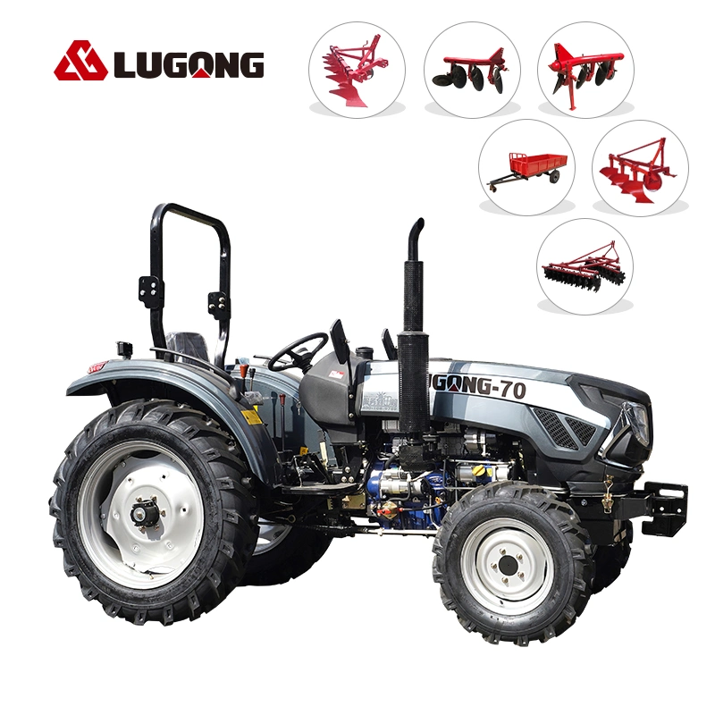 Customized Articulated Harvest Lugong Ride on Farm Crawler Wheel Vineyard Tires Tractor