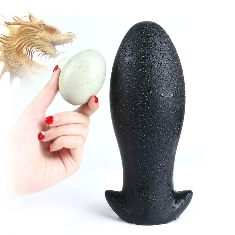 Dragon Egg Silicone Anal Plugs Posterior M Size Filled Anal Plugs Soft Egg Type Anal Plugs Sex Toys