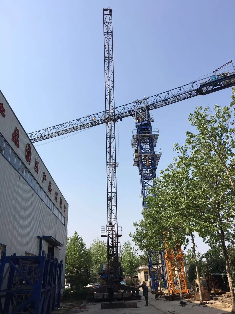L68 Leaf Type Mast Section Topless Tower Crane for Middle East
