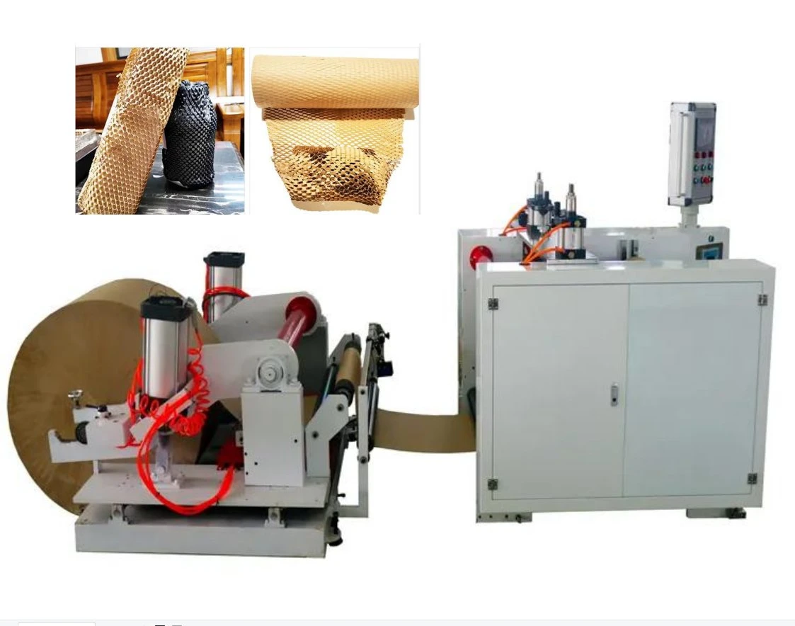 500mm Width Protective Cushion Honeycomb Paper Making Machine