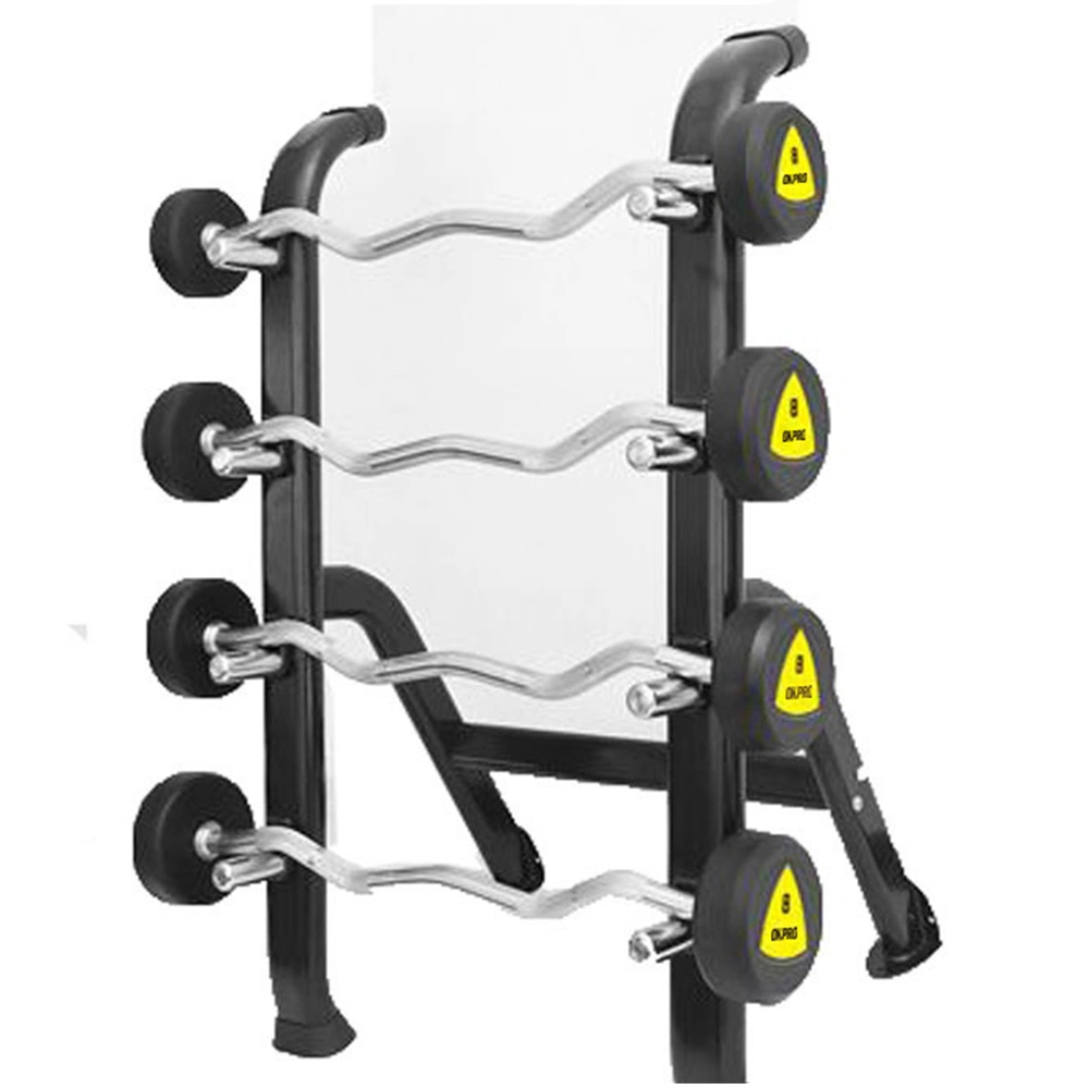 Barre de levage Okpro Power Fitness caoutchouc enduit levage fixe Ensemble de barbelés