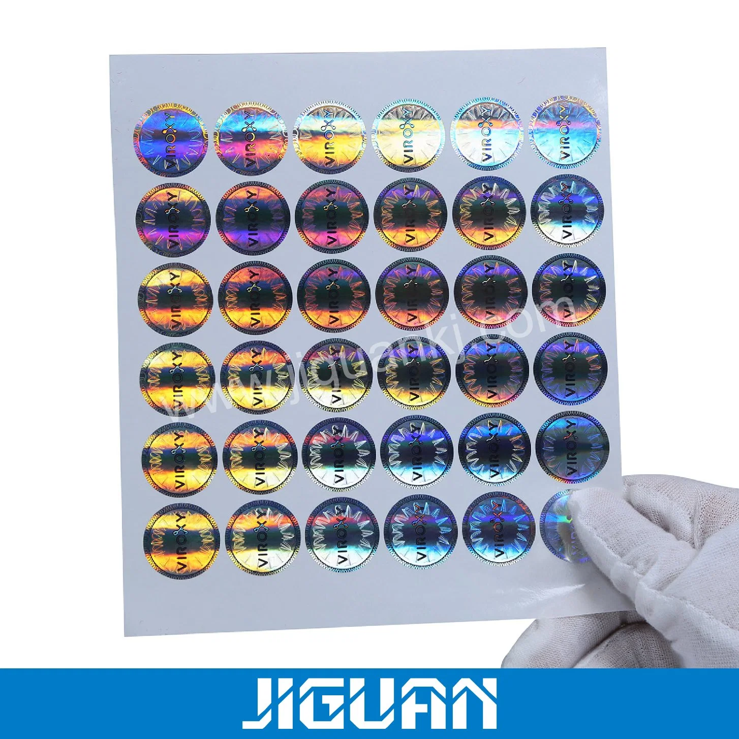 Free Logo Design Hologram Label Sticker