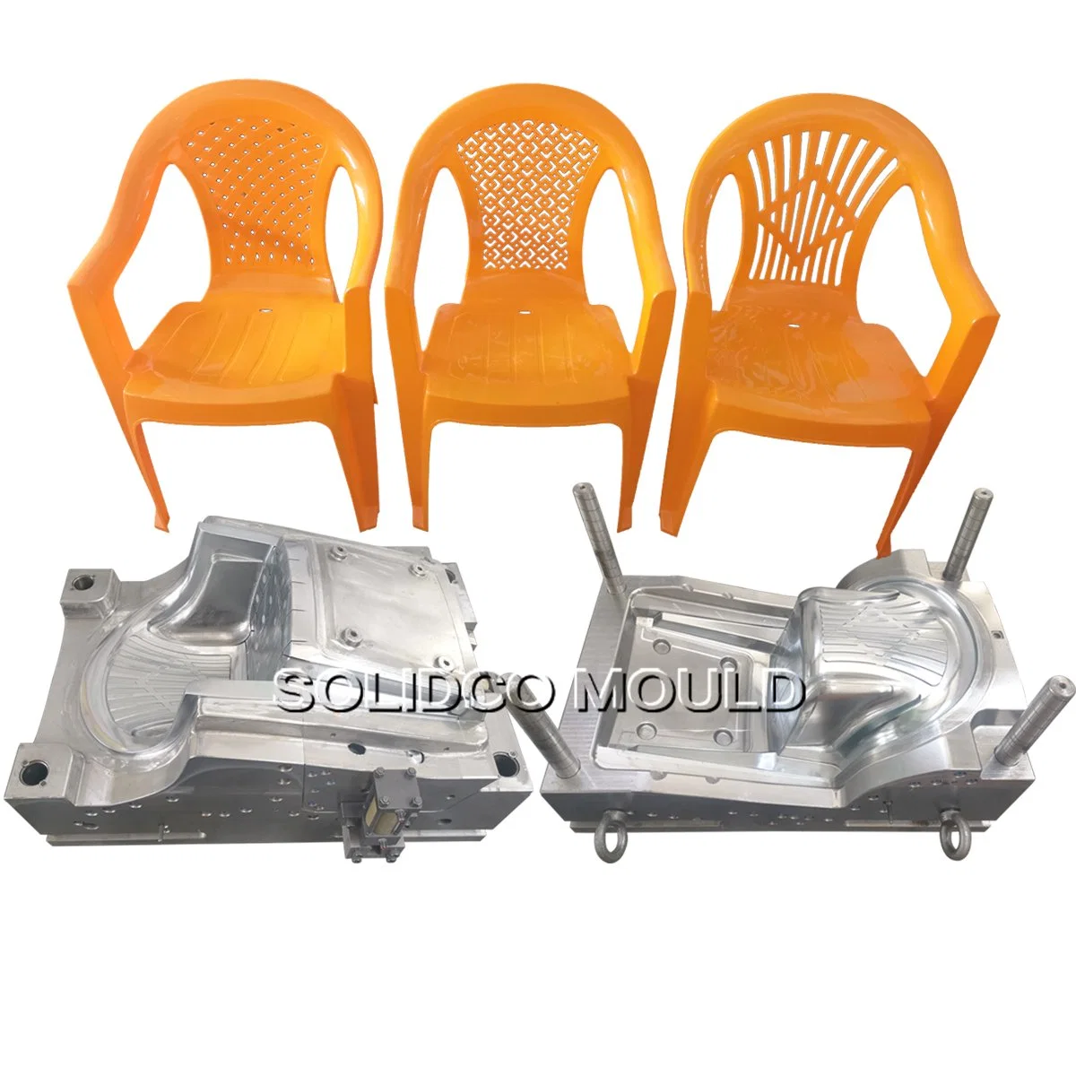 Popular Chair Design with Arm Changeable High Back Mould