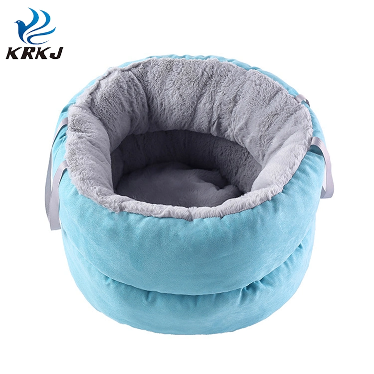 Tc-014 Portable Pet Warm Bag Bed House with Handle for Cat Dog