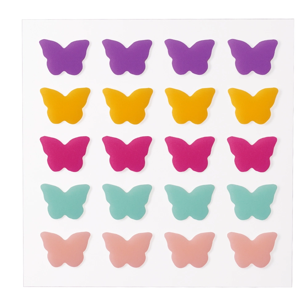 Original Made Butterfly Shape 5 Colors Hydrocolloid Acne Pimple Patch with Tea Tree & Calendula Oil Skin Care