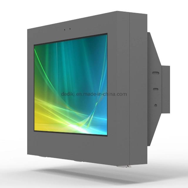 IP65 Wall-Mounted Ethernet Advertising 65 Inch 2500 Nits Outdoor LCD Monitor