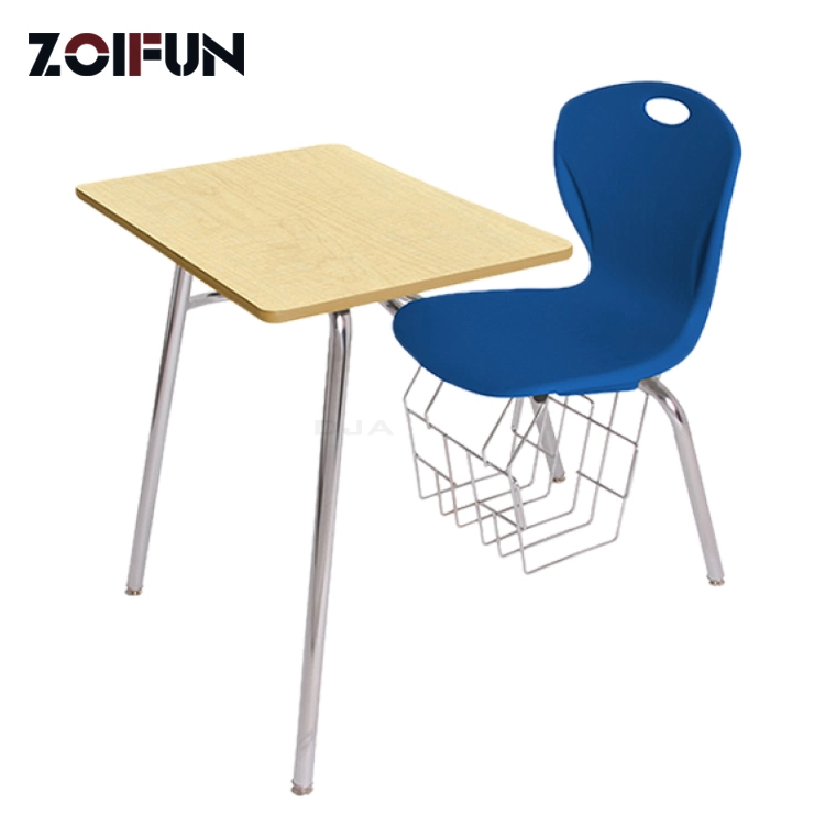 Schule Modern Classic Beliebte Möbel-Set; Holz MDF Tisch Kunststoff Stuhl Set mit Buch Schläger