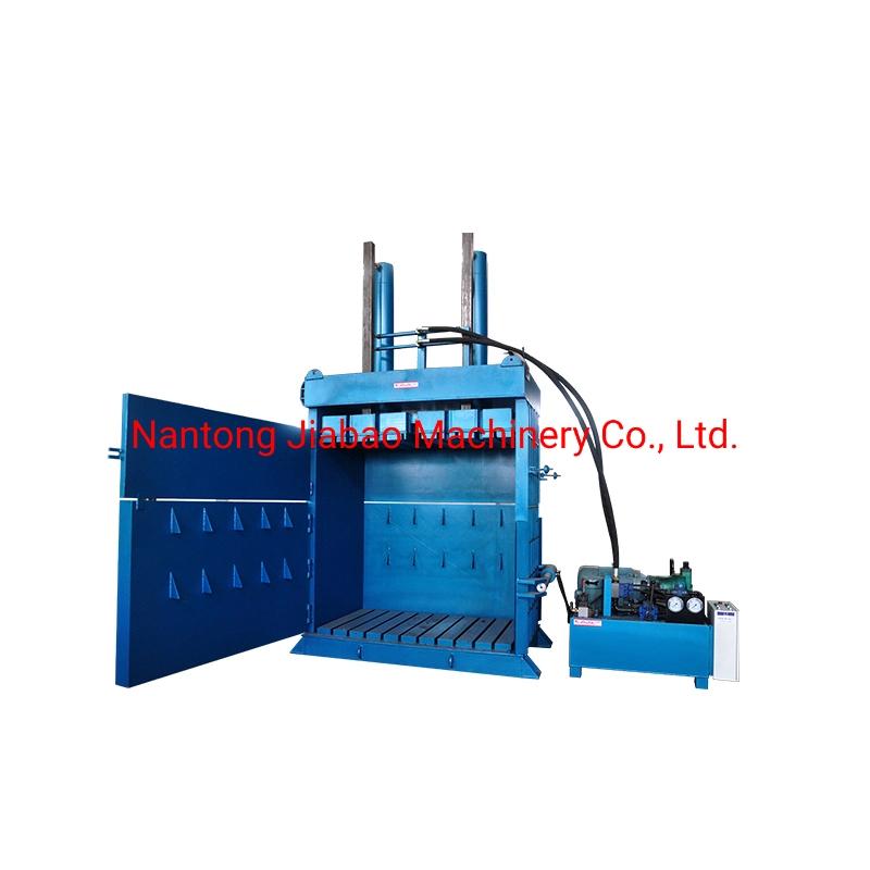 Jewel Brand Recycling Machine Packing Machine Vertical Hydraulic TV Shell Compress Baler Machine for Car Waste Tire/Waste Tyres/Scrap Tire/Tire/Used Tire/Tyre