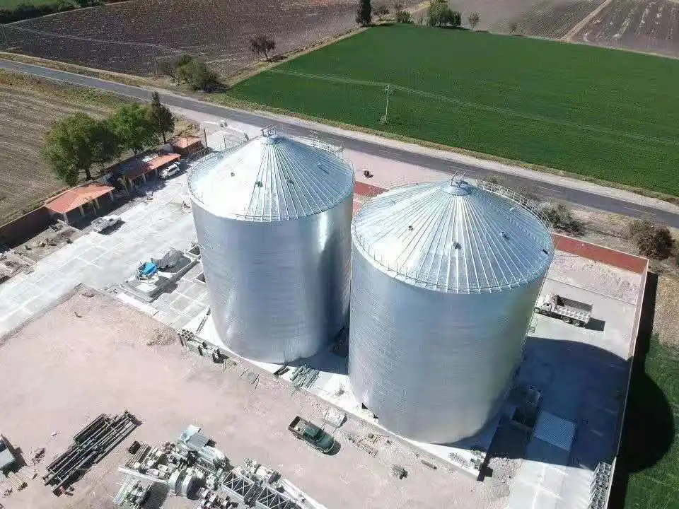 1000 2000 5000t Assembly Galvanized Corn Maize Storage Steel Silo for Sales