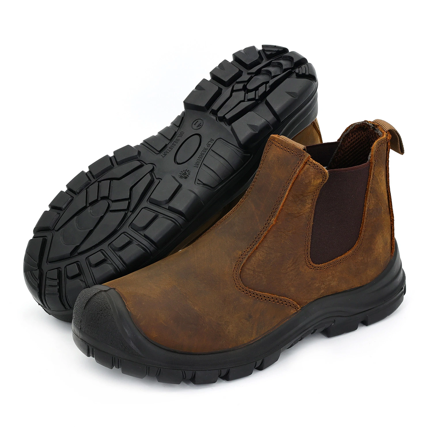 Steel Toe Cap and Steel Plate Chemical Resistant Safety Labor Shoes Safety Work Boots