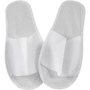 Modern Design Hotel Amenities Slippers Manufacturer Plain Nap Cloth Slipper Shoes Hotel Disposable Slippers