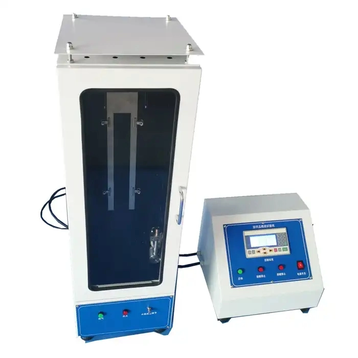 Textile Flammability Tester Burning Test Machine Vertical Flammability Chamber for Fabric